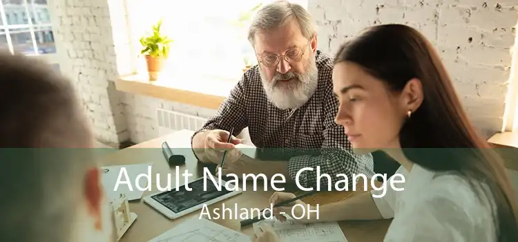 Adult Name Change Ashland - OH