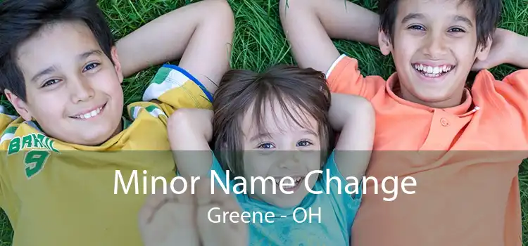 Minor Name Change Greene - OH