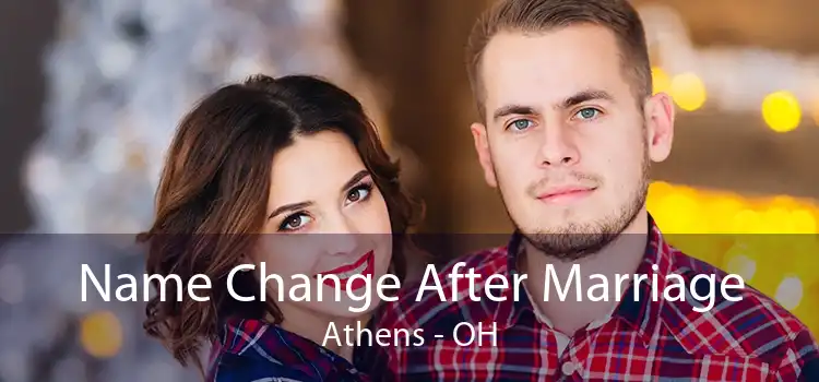 Name Change After Marriage Athens - OH
