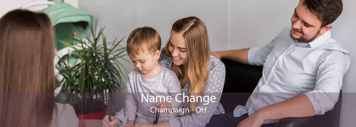Name Change Champaign - OH