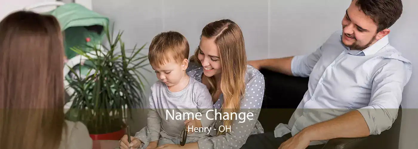 Name Change Henry - OH