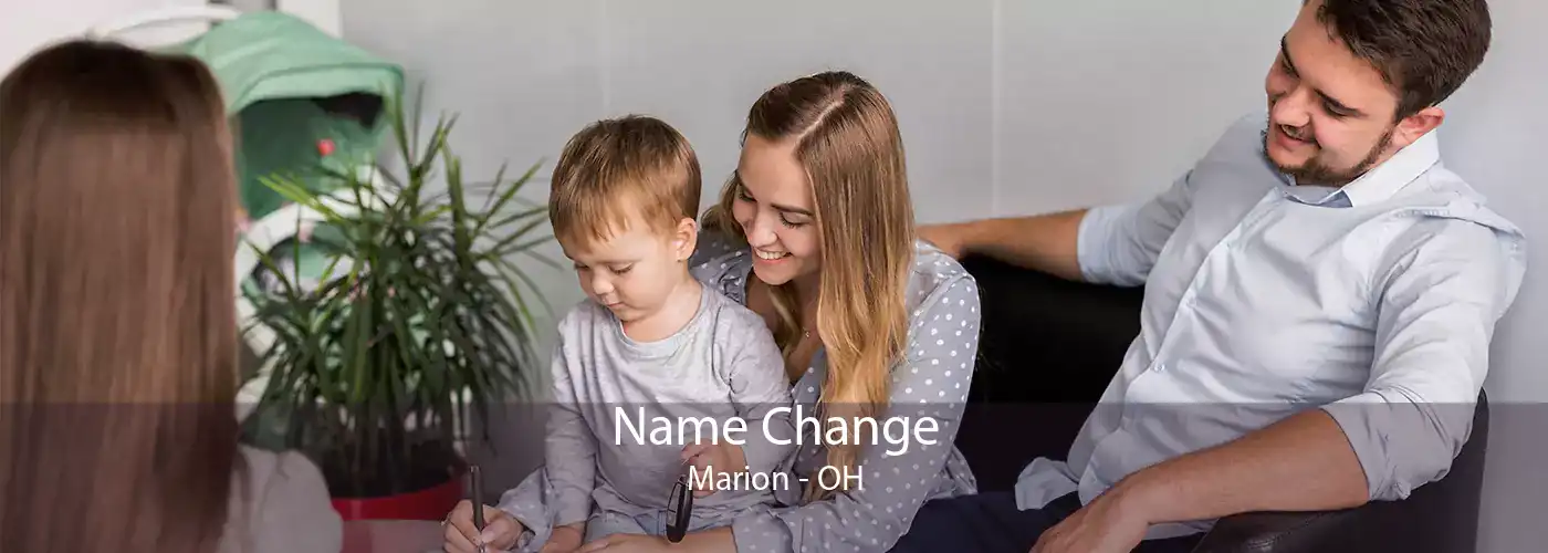 Name Change Marion - OH